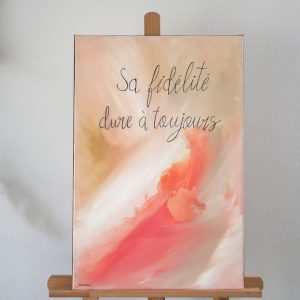 Sa fidélité dure à toujours